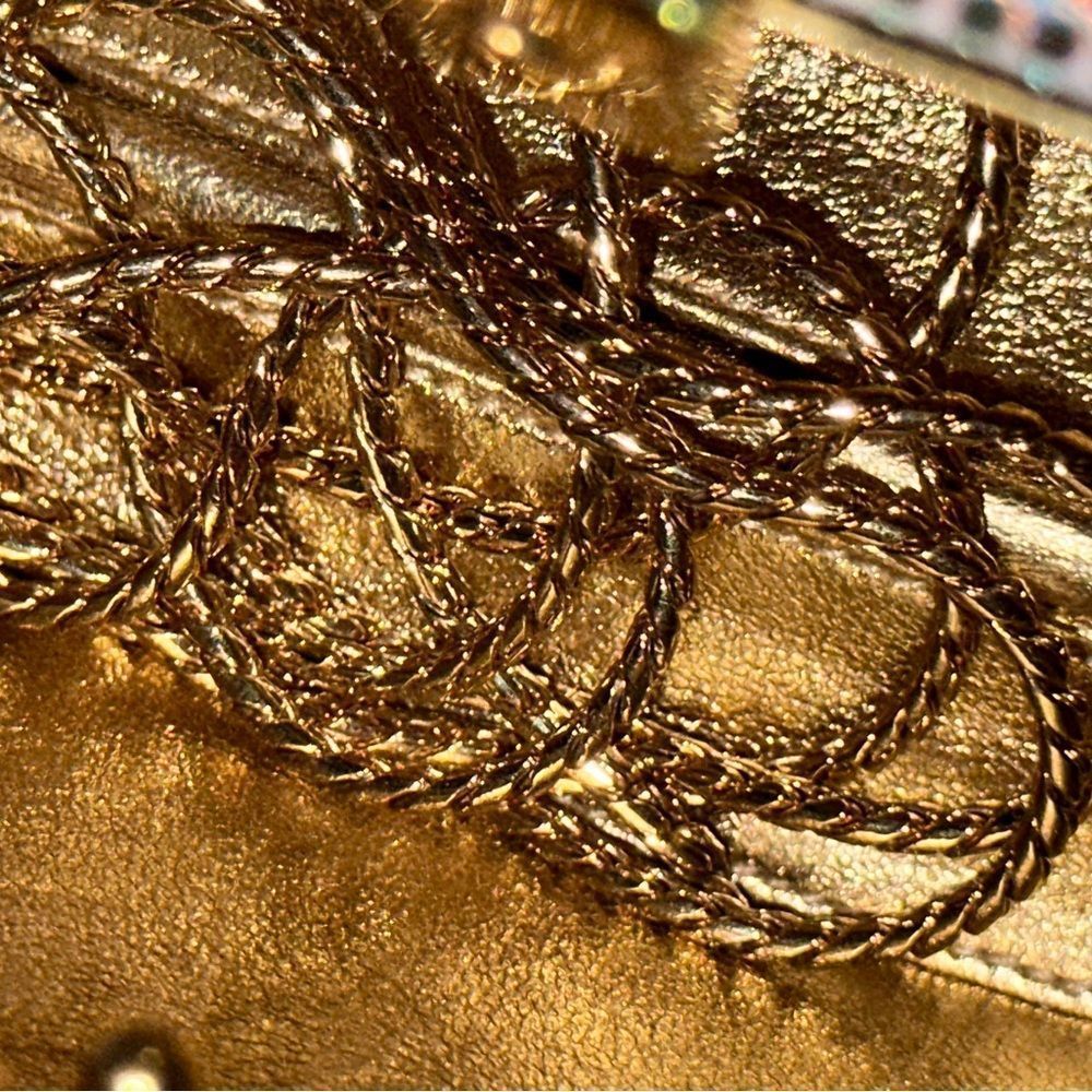 RARE JUDITH LEIBER SWAROVSKI CRYSTAL PAVE MINAUDIERE CLUTCH Vintage, collectors - Picture 15 of 17